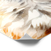 Wild One Woodland Forest Animals Baby Shower ポスター (角)