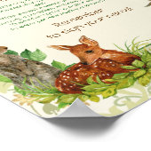 Wild One Woodland Time Capsule Floral ポスター (角)