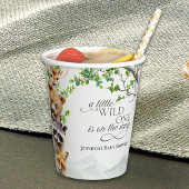 Wild One Woodland Wildlife Baby Shower 紙コップ