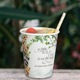 Wild One Woodland Wildlife Baby Shower 紙コップ