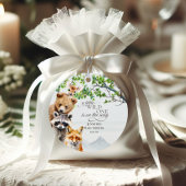 Wild One Woodland Wildlife Baby Shower Favor Gift  フェイバータグ