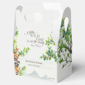 Wild One Woodland Wildlife Baby Shower Favor Gift  フェイバーボックス (オープン)