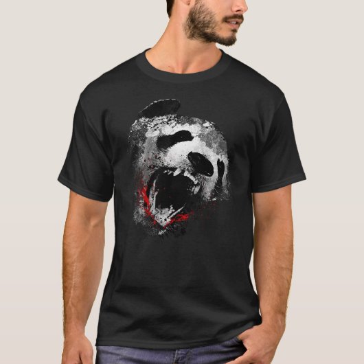 Wild panda tシャツ (正面)
