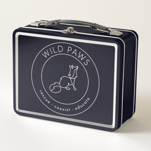 Wild Paws Metal Lunchbox メタルランチボックス (正面)