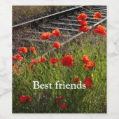 Wild poppy         ワインラベル (シングルラベル)