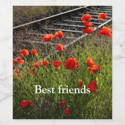 Wild poppy         ワインラベル (シングルラベル)