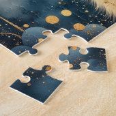 Wild Raccoon painted ジグソーパズル (側面)