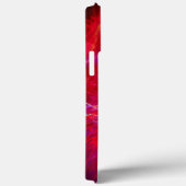 "Wild Red" -抽象芸術フラクタル炎テクスチャ  Case-Mate iPhoneケース (裏面 / 右)