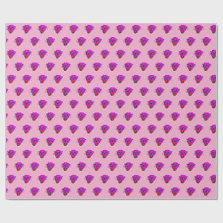 Wild Roar Gift Wrap – Pink Panther Pattern ラッピングペーパー