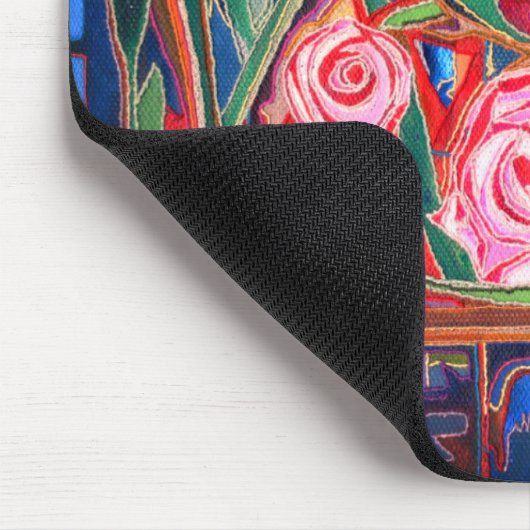 Wild roses マウスパッド (コーナー)