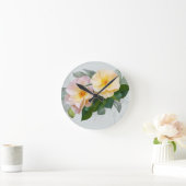 Wild roses ラウンド壁時計 (ホーム)