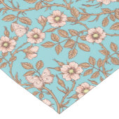 Wild roses and butterflies /pink/brown/pool ショートテーブルランナー (コーナー)