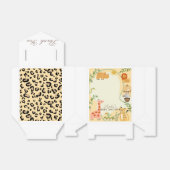 Wild Safari Adventure Awaits Baby Shower フェイバーボックス (折り畳みなし)