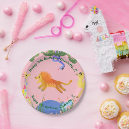 Wild Safari Birthday Party ペーパープレート