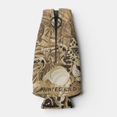 Wild sepia leopard ボトルクーラー (裏面)