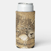 Wild Sepia Leopard Can Cooler  スリム缶クーラー (Seltzer裏面)