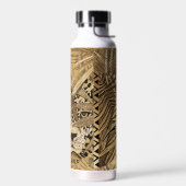 Wild Sepia Leopard  Water Bottle ウォーターボトル (左面)