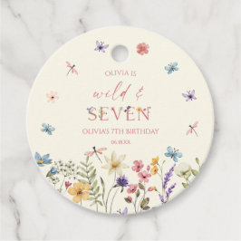 Wild & Seven Wildflower 7歳の誕生日パーティー フェイバータグ