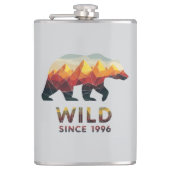 Wild Since 1996 Bear フラスク (正面)