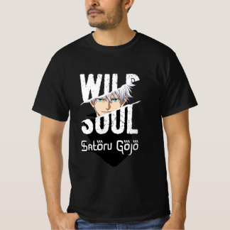 Wild Soul – 五条悟 アニメグラフィックTシャツ 👕🔥 Tシャツ