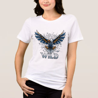 Wild Spirit - クリスタルイーグルTシャツ トライブレンドTシャツ