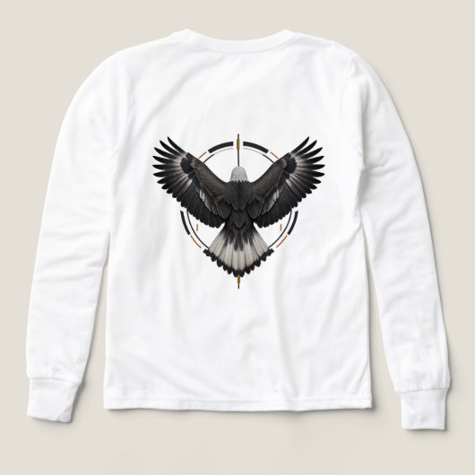 Wild Spirit Eagle Graphic Shirt (デザイン背面)