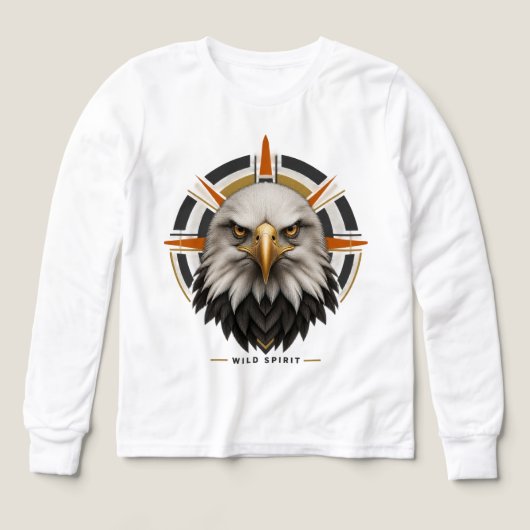 Wild Spirit Eagle Graphic Shirt (デザイン正面)