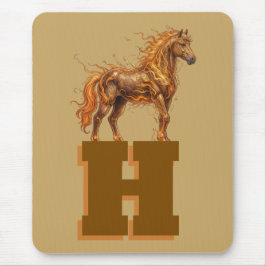 Wild Spirit Stampede – 荒々しい奔走の馬 アート マウスパッド