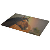 Wild Stallion, Golden Light and Rainbow カッティングボード (角)