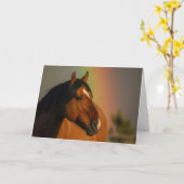 Wild Stallion, Golden Light and Rainbow カード (黄色い花)