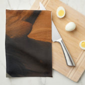 Wild Stallion, Golden Light and Rainbow キッチンタオル (四つ折り)