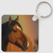 Wild Stallion, Golden Light and Rainbow キーホルダー (裏面)