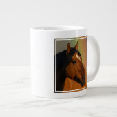 Wild Stallion, Golden Light and Rainbow ジャンボコーヒーマグカップ (正面右)