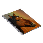 Wild Stallion, Golden Light and Rainbow ノートブック (右側)