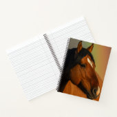 Wild Stallion, Golden Light and Rainbow ノートブック (内部)