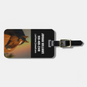 Wild Stallion, Golden Light and Rainbow ラゲッジタグ (正面横)