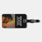 Wild Stallion, Golden Light and Rainbow ラゲッジタグ (裏面横)