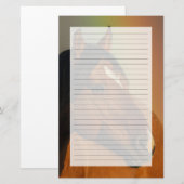 Wild Stallion, Golden Light and Rainbow 便箋 (正面/裏面)