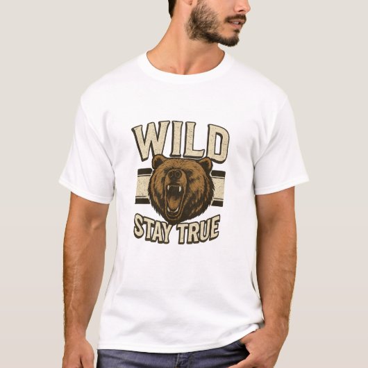 " Wild Stay True" Tシャツ (正面)