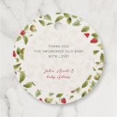 WILD STRAW BERRY SWEET BABY SHOWER フェイバータグ (裏面)