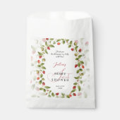 WILD STRAW BERRY SWEET BABY SHOWER フェイバーバッグ (正面)