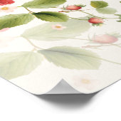 WILD STRAW BERRY SWEET BABY SHOWER ポスター (角)