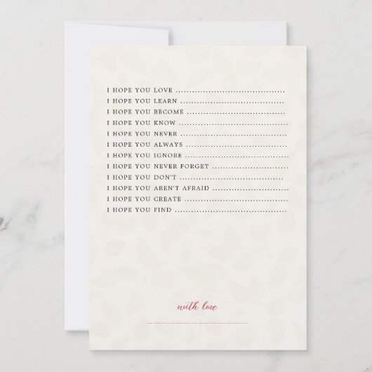 WILD STRAW BERRY SWEET BABY SHOWER 招待状 (裏面)