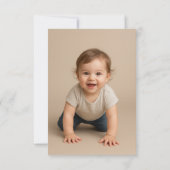 WILD STRAW BERRY SWEET BABY SHOWER PHOTO  招待状 (裏面)