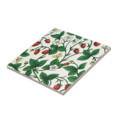 Wild strawberries red/yellow/green/off white タイル (側面)