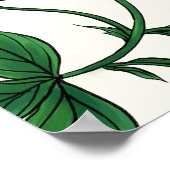 Wild strawberries red/yellow/green/off white ポスター (角)