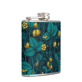 Wild strawberries, yellow and blue フラスク (右)
