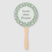 Wild Strawberry & Fern | Sage Green Retirement ハンドファン (正面)