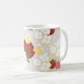 Wild Strawberry Flower Mug コーヒーマグカップ (正面右)