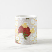 Wild Strawberry Flower Mug コーヒーマグカップ (中央)
